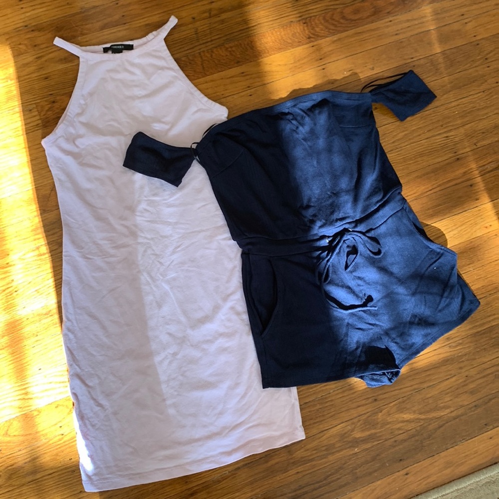 Bundle of 2 dress and romper set size small